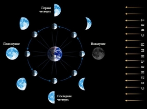 Как на человека влияет Луна