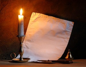 Бумага и свеча