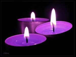 Фиолетовые свечи в магии